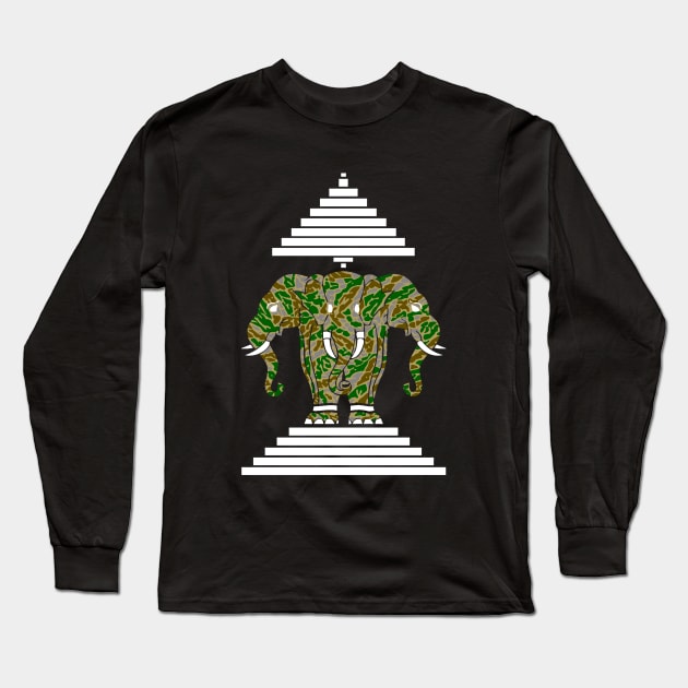 camo Long Sleeve T-Shirt by laoapparel